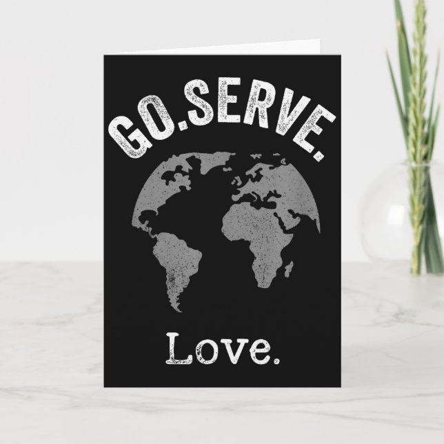 Go Serve Love World Mission Trip Difference Maker  Kort (Framsida)