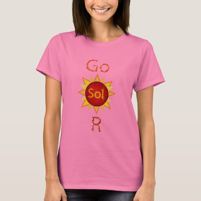 Go Solar Tee (Framsida)