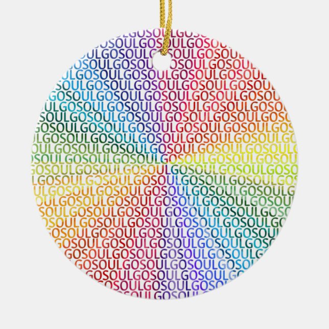 Go Soul! Julgransprydnad Keramik (Framsidan)