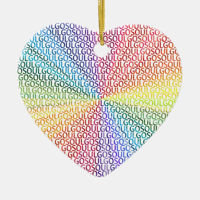 Go Soul! Julgransprydnad Keramik (Framsidan)