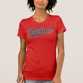 GO SPORTS! ARC Honor Dam-T-shirt - I RÖD T Shirt