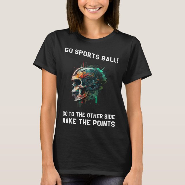 Go Sports Ball  10 T Shirt (Framsida)