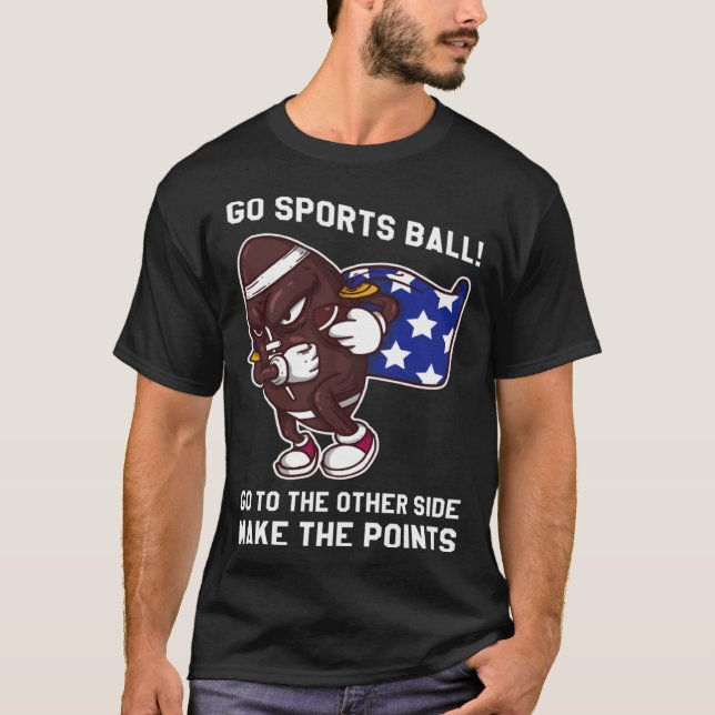 Go Sports Ball T Shirt (Framsida)