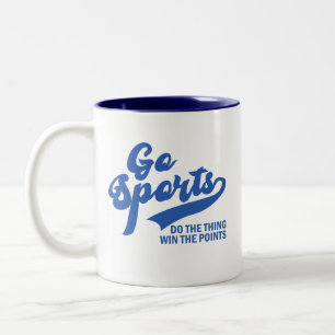 Go Sports Gör Det Vinn Poängen Två-Tonad Mugg