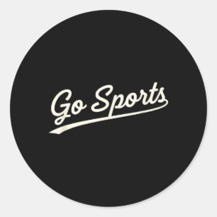 Go Sports Rolig Fotboll Skript Fan Slogan Runt Klistermärke