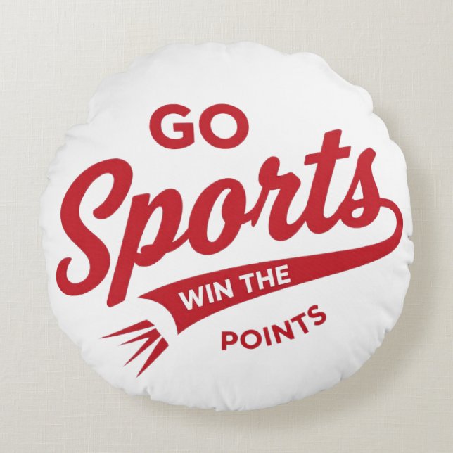 Go Sports Win the Points Rund Kudde (Framsidan)