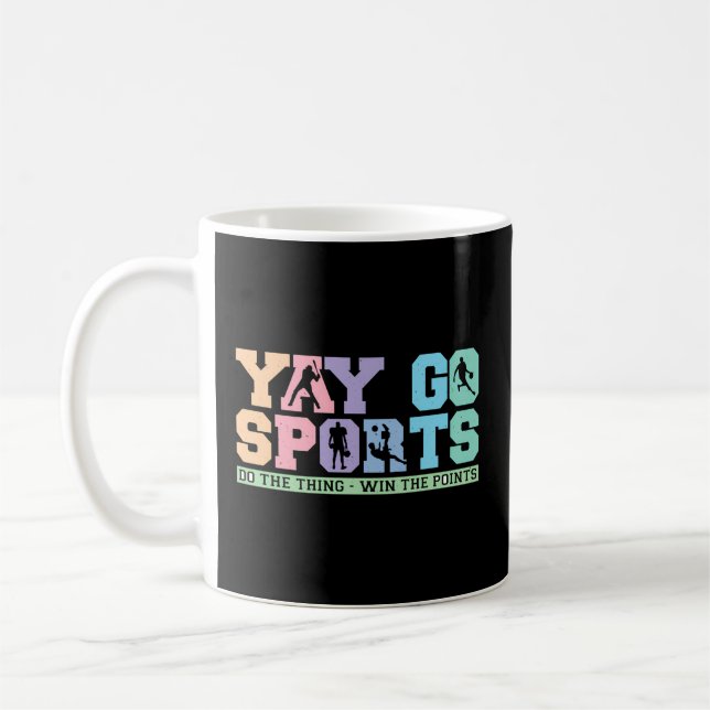 Go Sports Yay-sport för icke-Sportfantast Kaffemugg (Vänster)