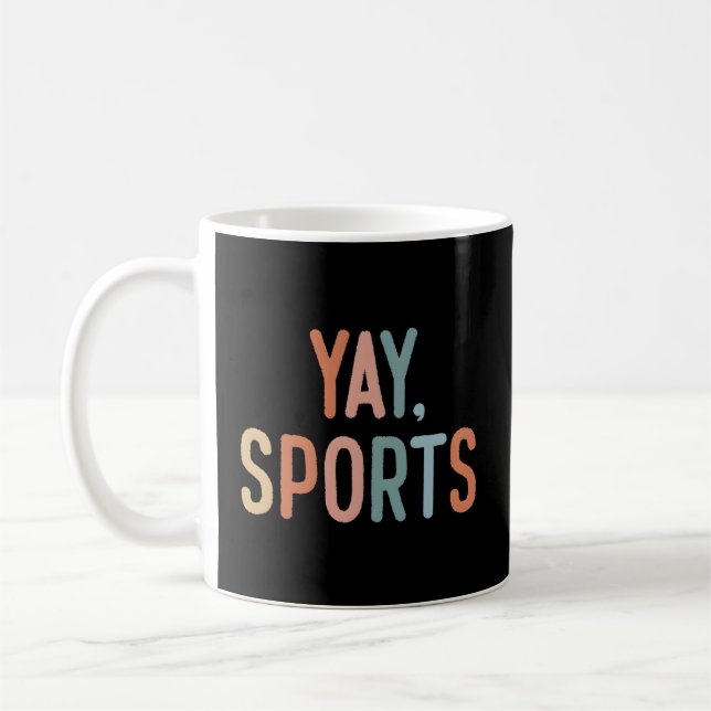 Go Sports Yay-sport för icke-Sportfantast Kaffemugg (Vänster)