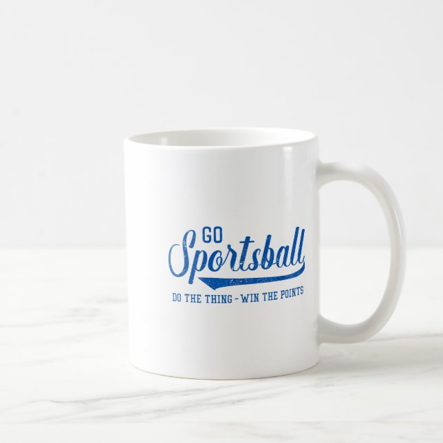 Go Srtsball! Do The Thing Win The Ints - Funny Srt Kaffemugg (Höger)