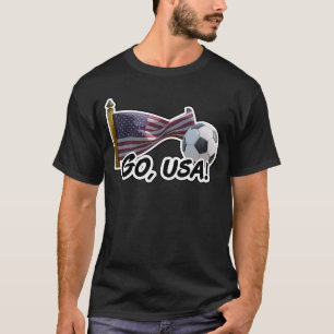 Go, USA Soccer Fläkt T Shirt