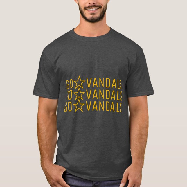Go Vandals T Shirt (Framsida)