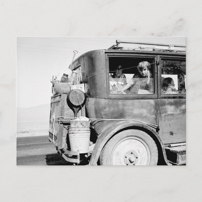 Go Väster Young Family, 1936 Vykort (Framsida)