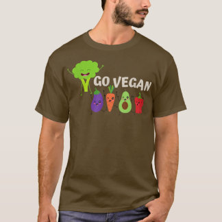Go Vegan Food Veganism  T Shirt