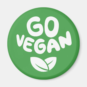 Go Vegan-Grönt Magnet