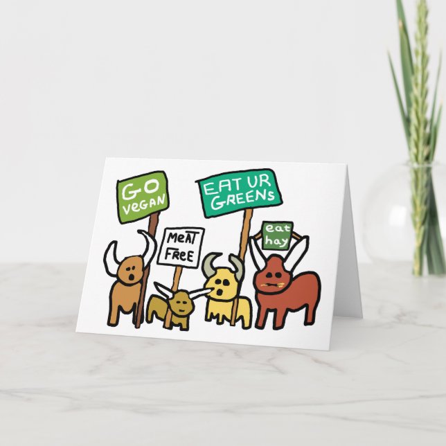 Go Vegan Kort (Framsida)