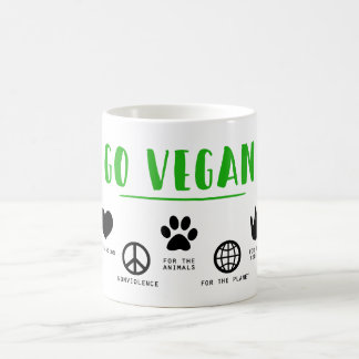 go vegan mugg