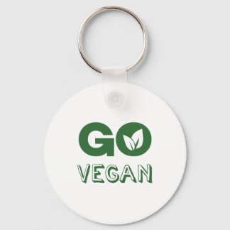 Go Vegan Plant Based Nutrition Veganism Nyckelring