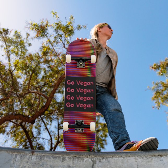 GO VEGAN SKATEBOARD DECK (Utomhus 1)