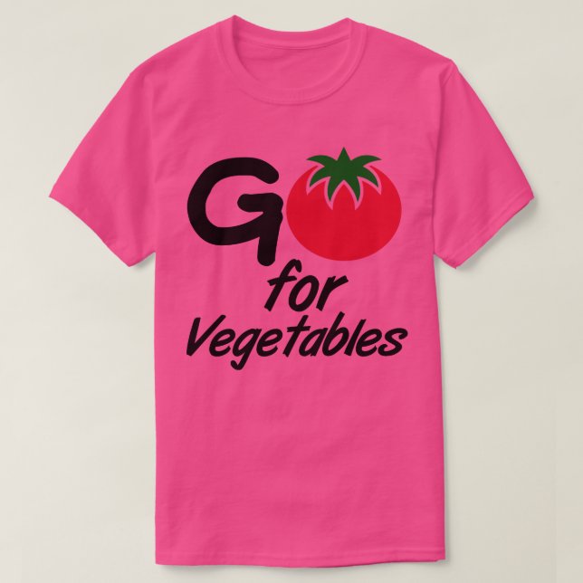 Go vegan t shirt (Design framsida)
