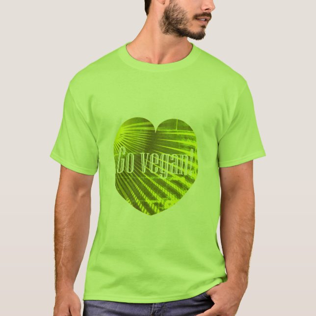Go Vegan T Shirt (Framsida)