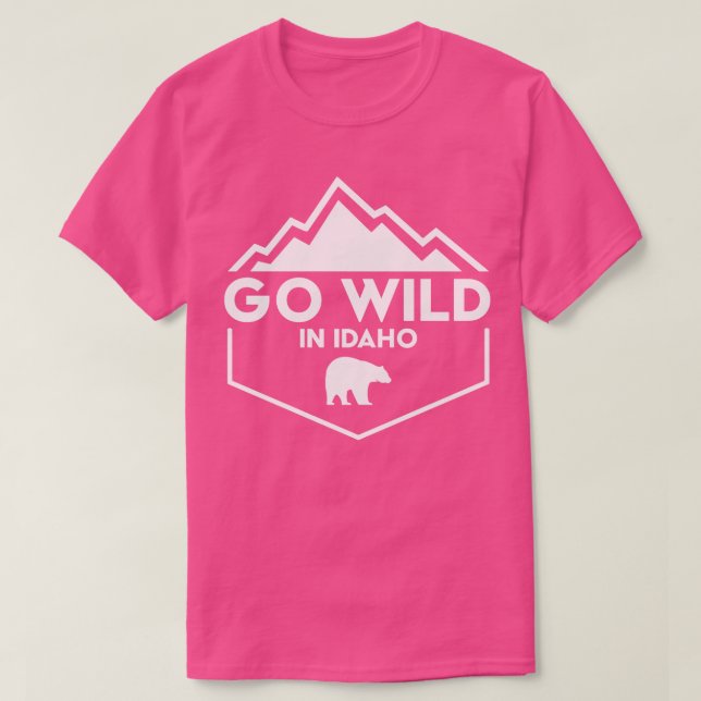 Go Vild in Idaho T Shirt (Design framsida)