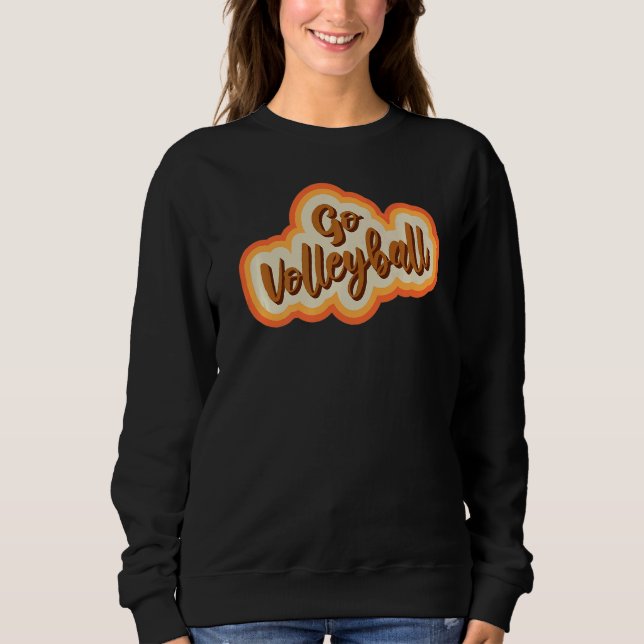 Go Volleyball Player T Shirt (Framsida)