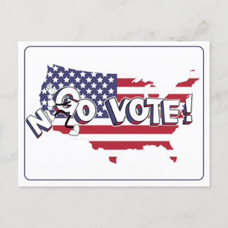 Go Vote! Wahlaufforderungs Vykort
