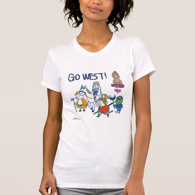 Go West! 西遊記 T Shirt (Framsida)