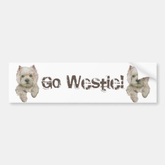 Go Westich-stötfångare Bildekal