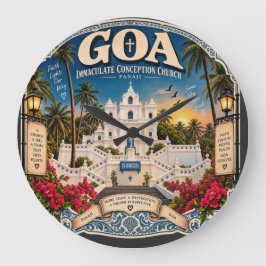Goa Immaculate Conception Church Panaji – Vintage Stor Klocka