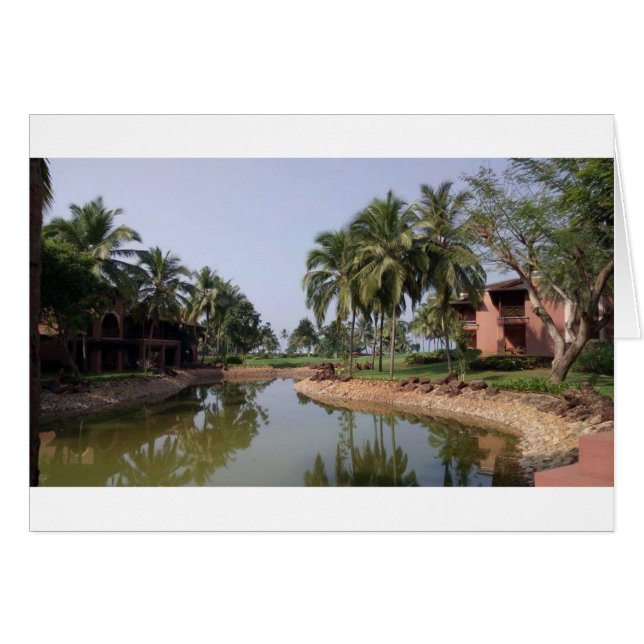 Goa India Hälsningskort (Framsidan Horizontal)