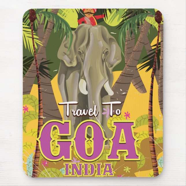 Goa Indien vintage resemotiv Musmatta (Framsidan)