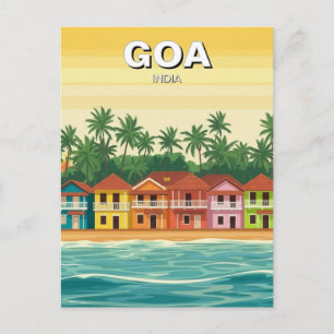Goa Indien Vykort