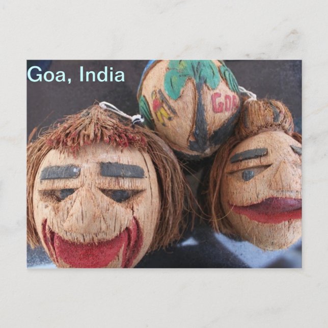 Goa, Indien Vykort (Framsida)