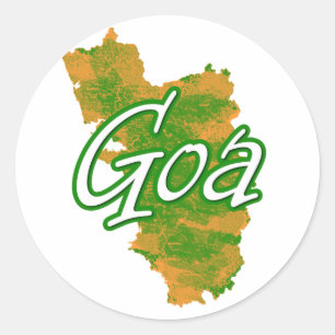 Goa Runt Klistermärke