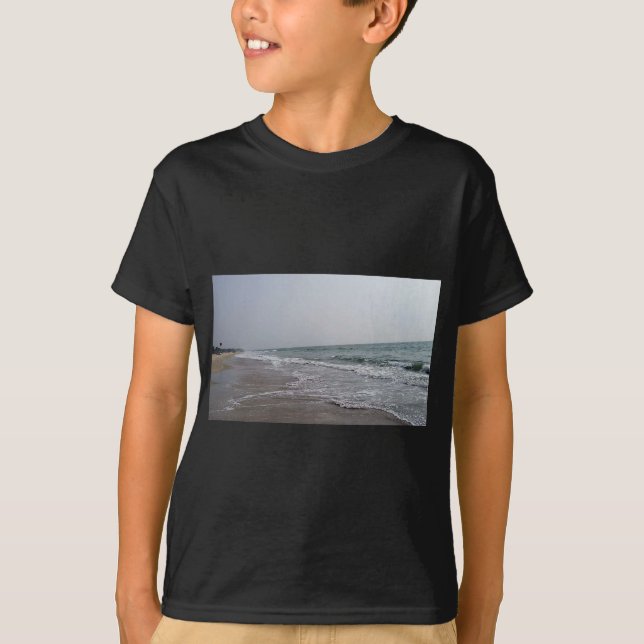 Goa-stranden Indien Tee (Framsida)