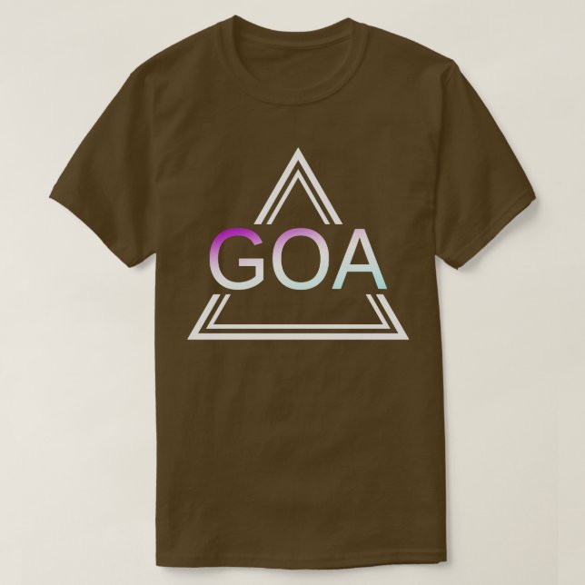 GOA Techno House Party EDM Festival Electro Rave 1 T Shirt (Design framsida)