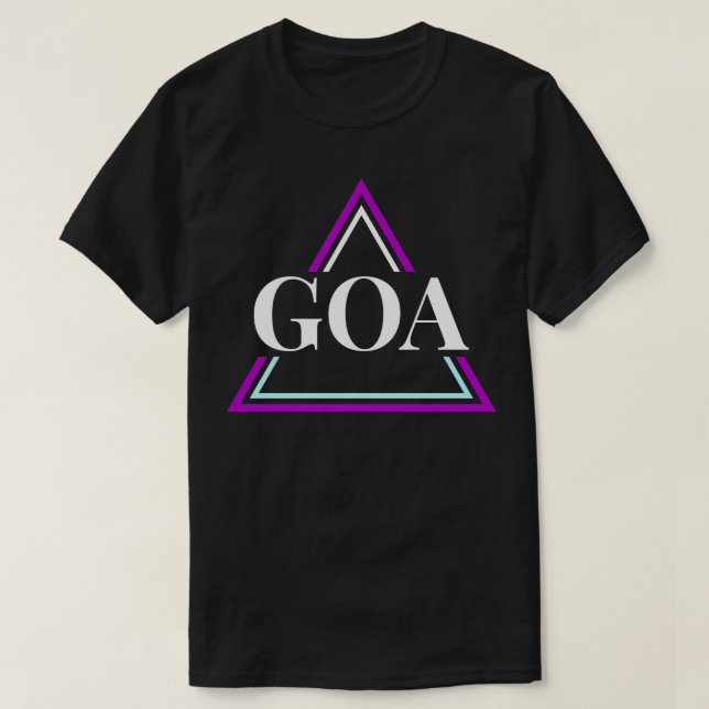 GOA Techno House Party EDM Festival Electro Rave 1 T Shirt (Design framsida)