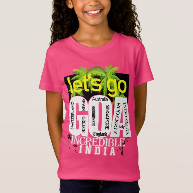 Goa Tourism T Shirt (Framsida)