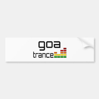 Goa Trancemusik med den stereo- utjämnaren Bildekal