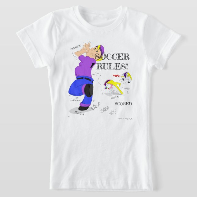 GOAL LINE-ROLIGT T SHIRT (Laydown)