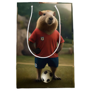 "Goal Scoring Capybara: The Ultimate Soccer Star!"
