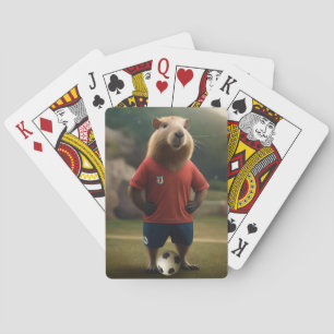 "Goal Scoring Capybara: The Ultimate Soccer Star!" Casinokort