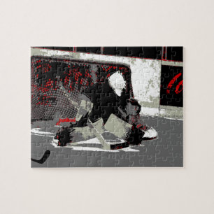 Goal Stopper - Ice Hockey Goalie Pussel