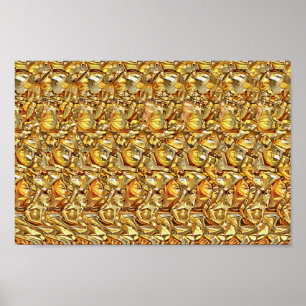 Goalden - Gömt 3D-utskrift Poster