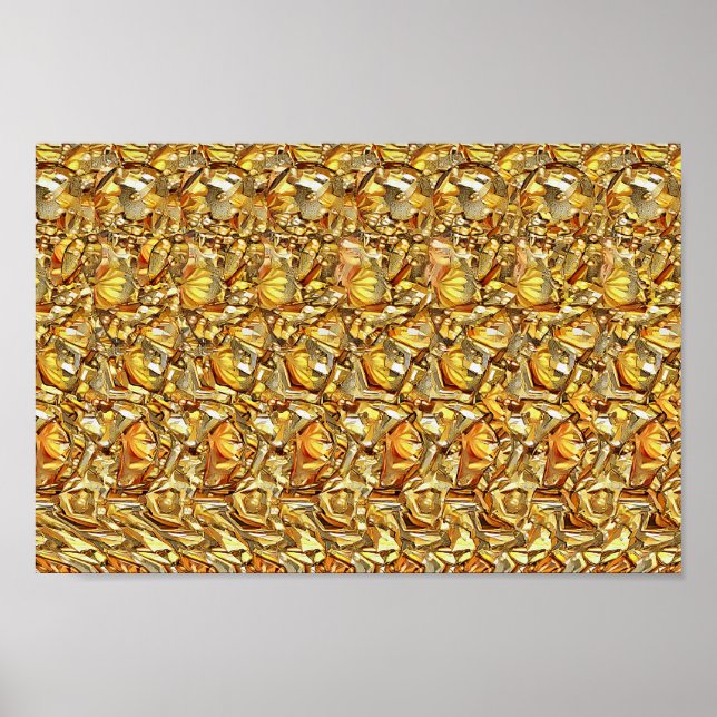 Goalden - Gömt 3D-utskrift Poster (Framsidan)