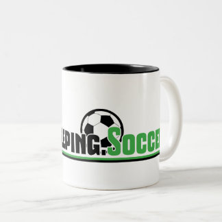 Goalhållning.Fotbockskaffe Mugg