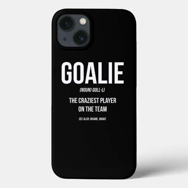 Goalie Gear Goalkeeper Definition Funny Soccer Hoc (Baksida)