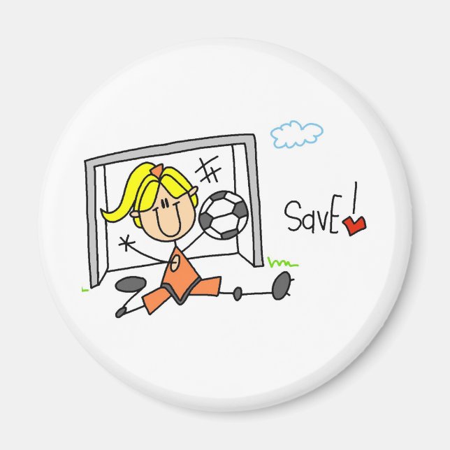 Goalie gör Spara Magnet (Framsidan)