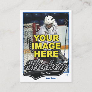 Goalie Hockey Card Visitkort